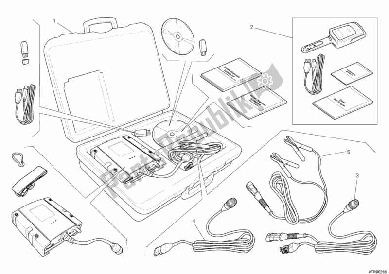 Todas as partes de Verificar Dds Do Instrumento do Ducati Superbike 848 EVO 2012